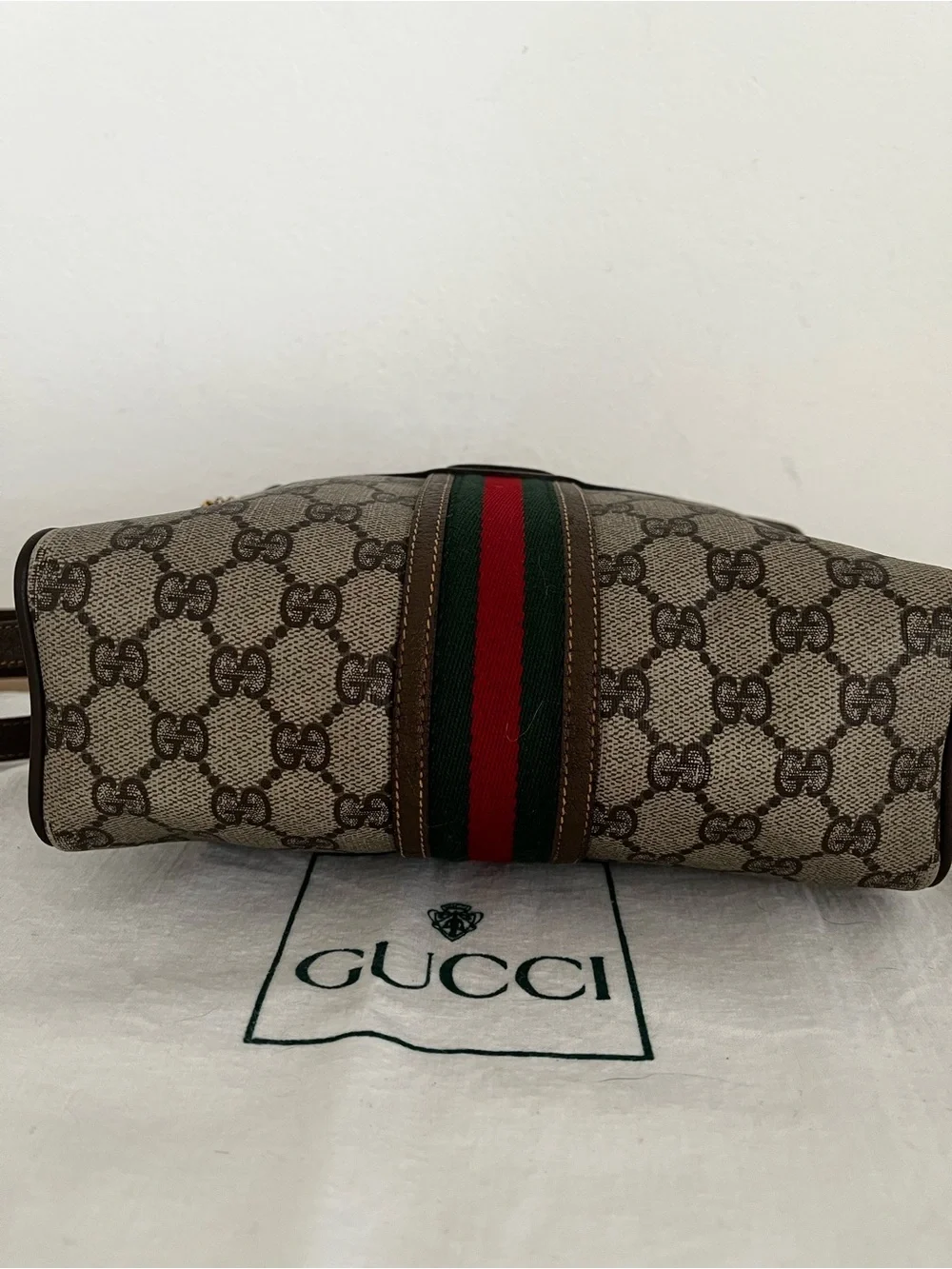 Vintage Gucci GG Supreme Sherry Line Crossbody Rare Collectible Late 1970’s - 80
